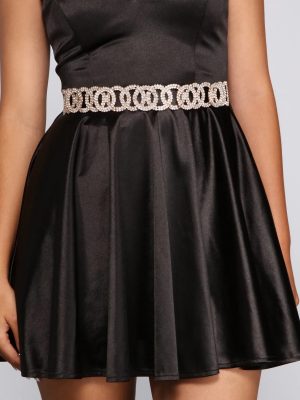 Reign The Night Rhinestone Belt