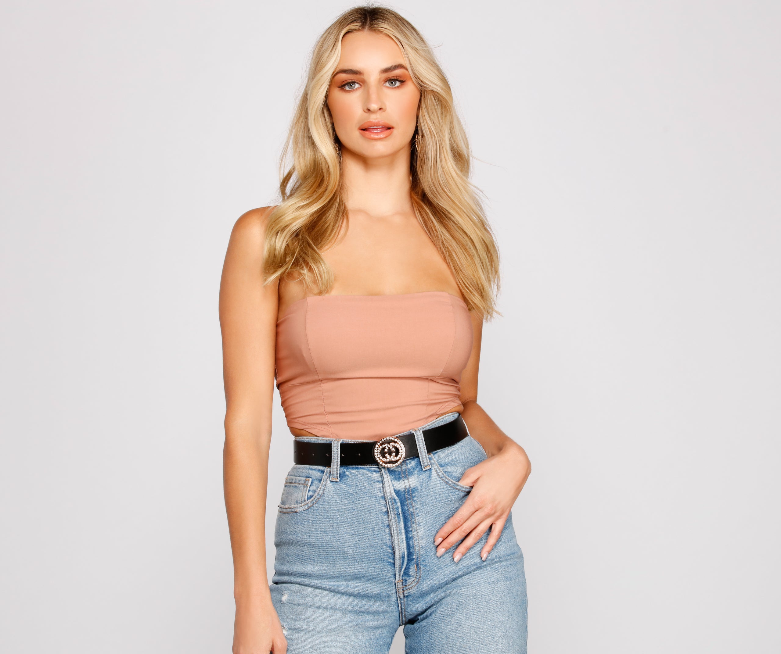 Luxe And Chic Vibes Faux Leather Belt - Image 2