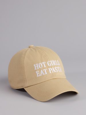 Hot Girls Eat Pasta Baseball Cap