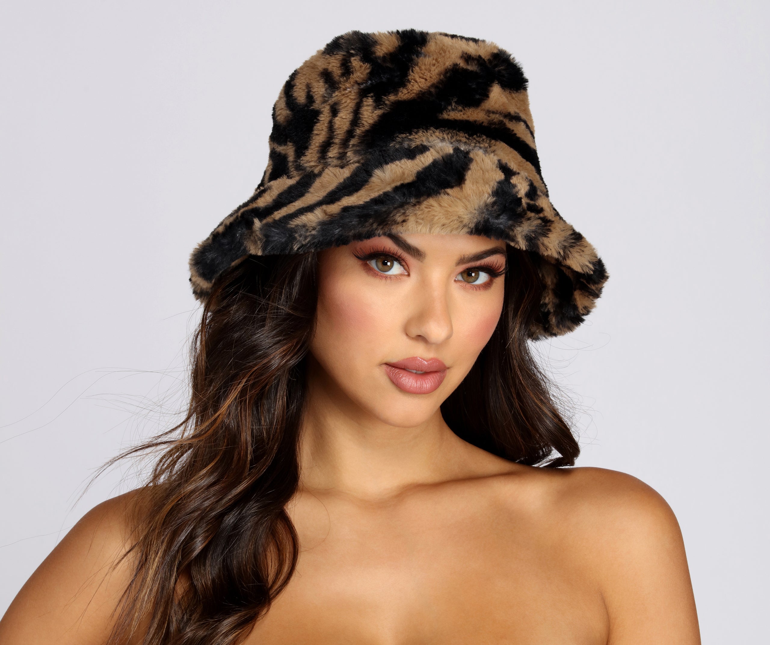 Fur Tiger Bucket Hat - Image 2
