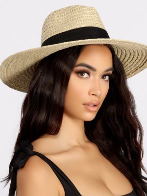 Time For A Trip Straw Panama Hat