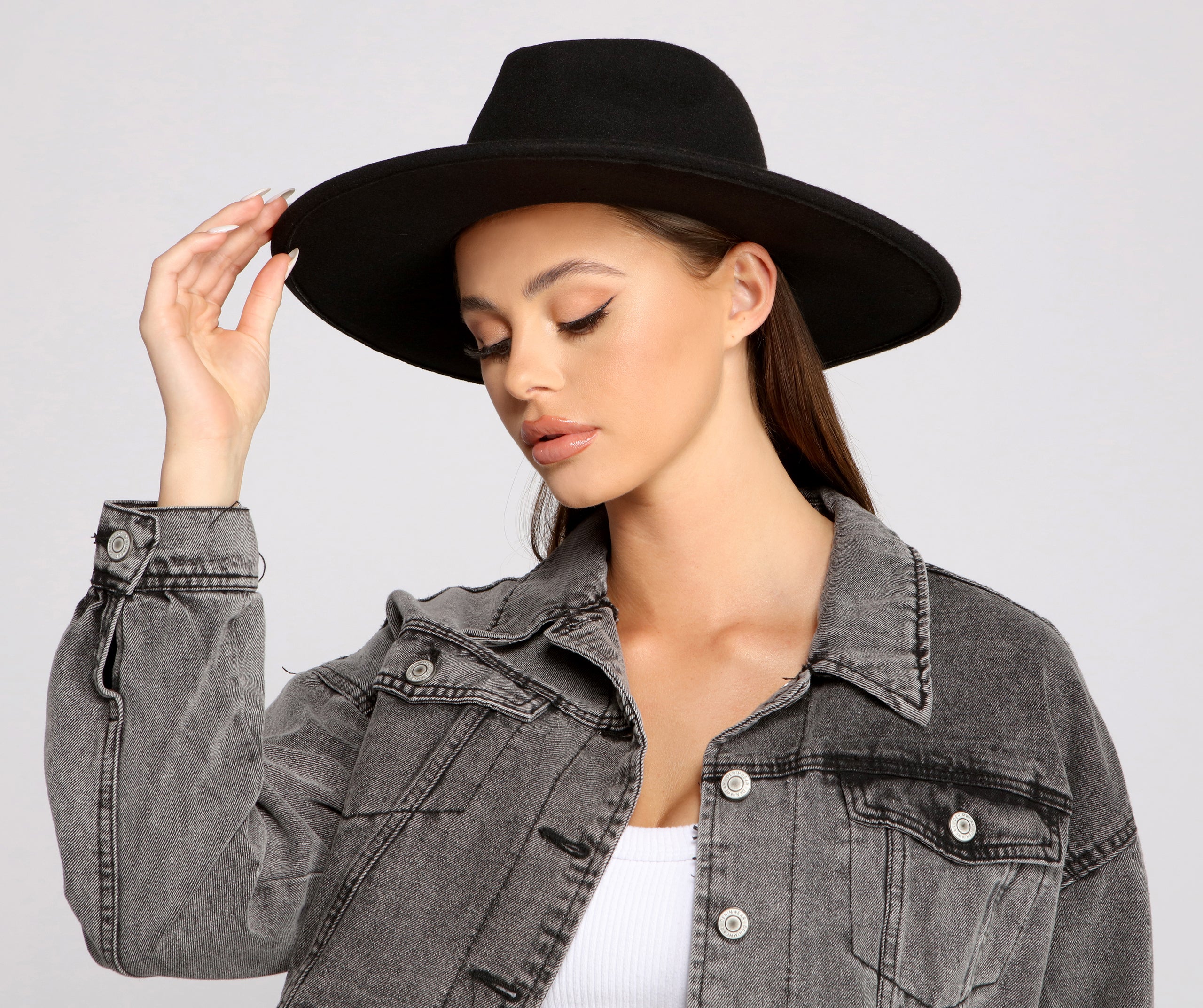 Vacay Bound Faux Wool Panama Hat - Image 2