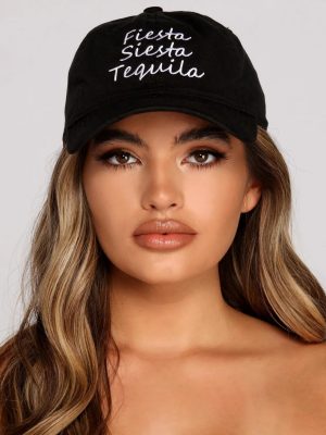 Fiesta. Siesta. Tequila Script Cap