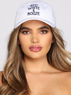 Red. White. And Booze Baseball Cap