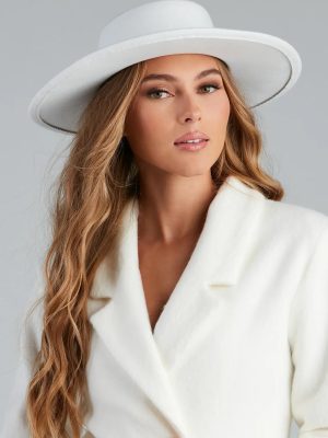 Country Roots Faux Wool Rhine Panama Hat