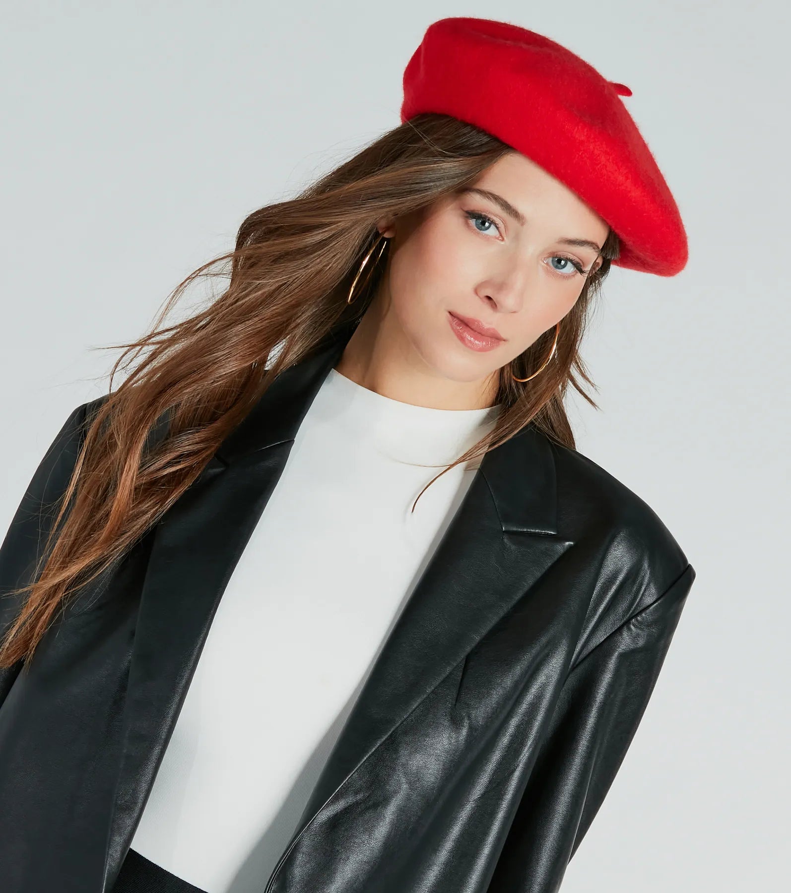 Parisian Girlie Wool Beret - Image 4