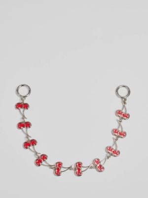 Sweet Sparkle Cherry Bag Charm