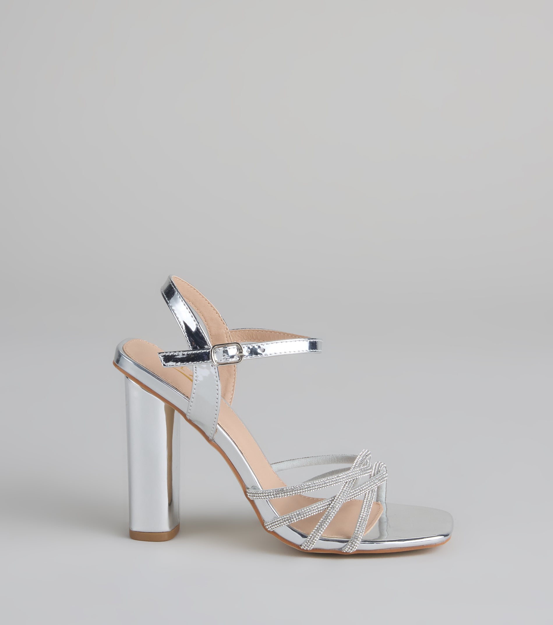 Glow Getter Twisted Rhinestone Heels - Image 11
