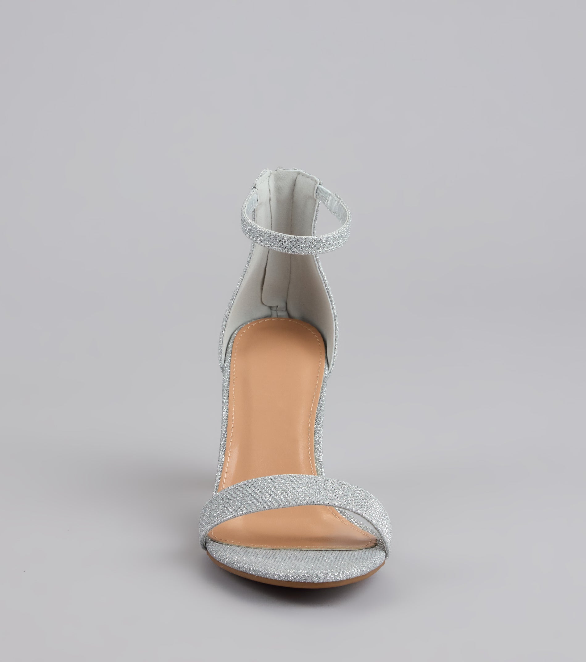 Cue The Compliments Glitter Block Heels - Image 3