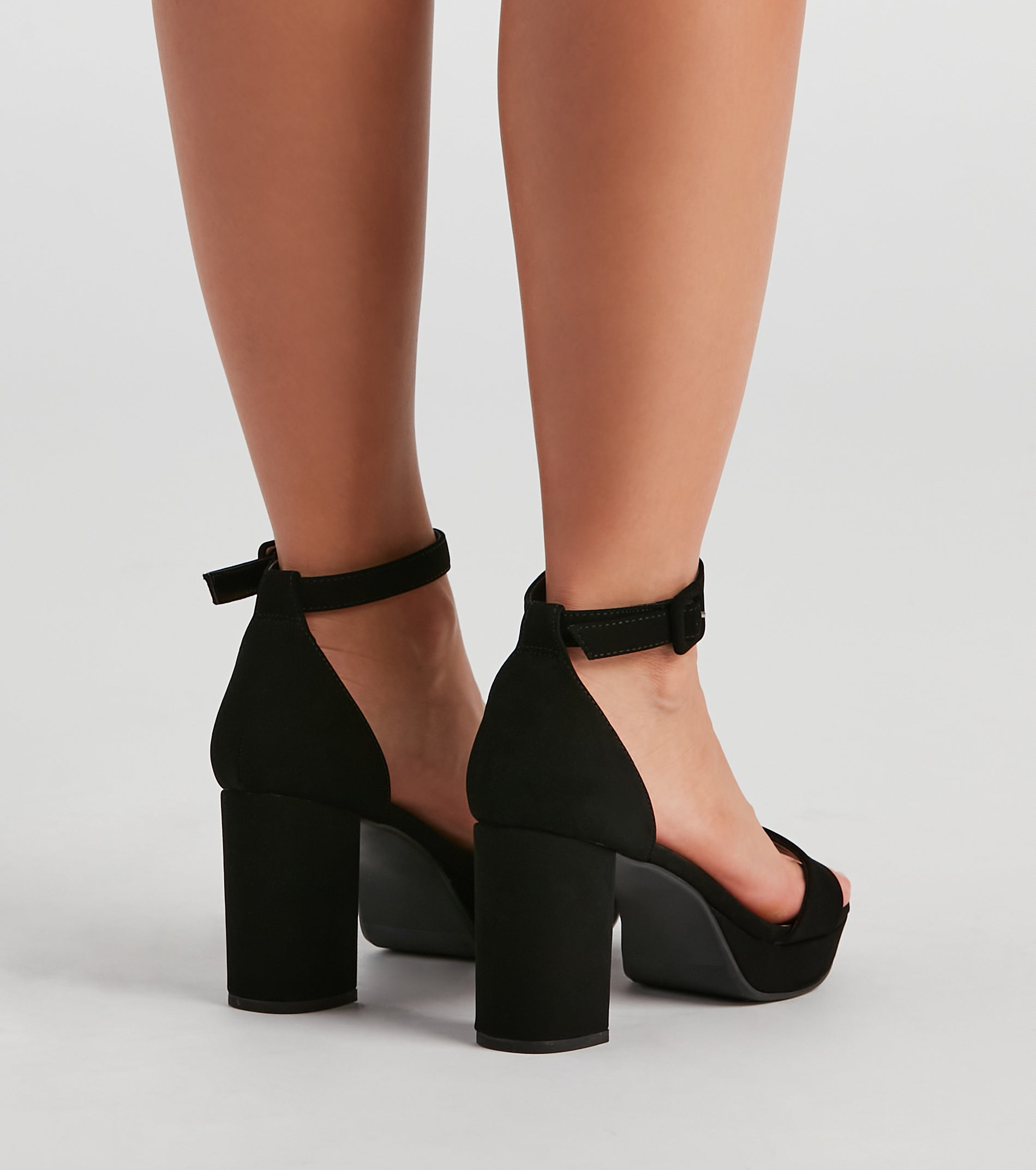 Styles Like A Charm Basic Block Heels - Image 4