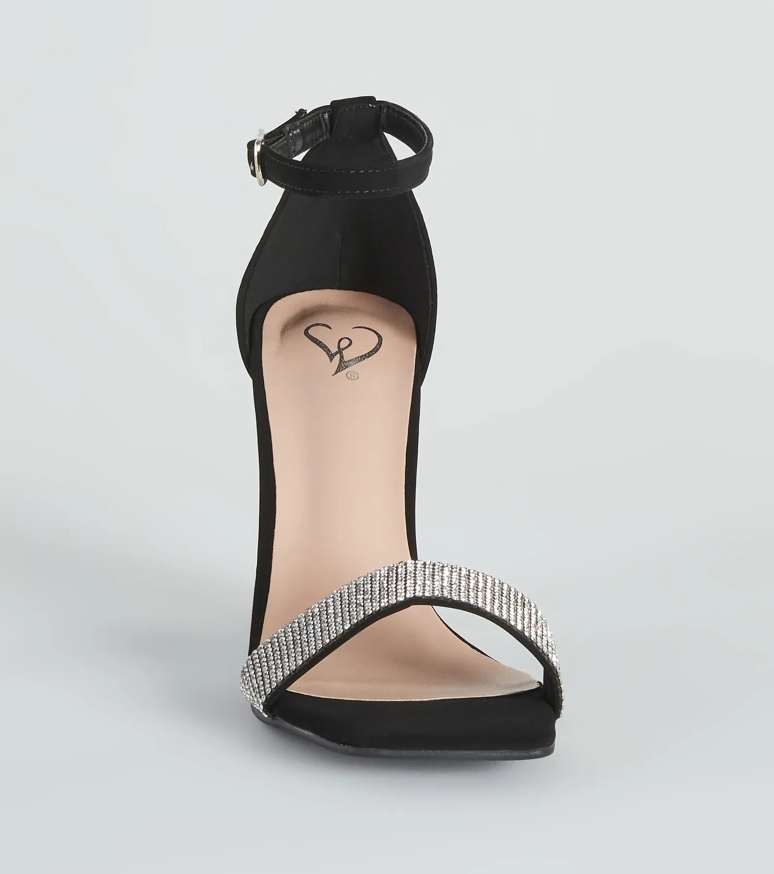 Sparkling Beauty Rhinestone Block Heels - Image 3
