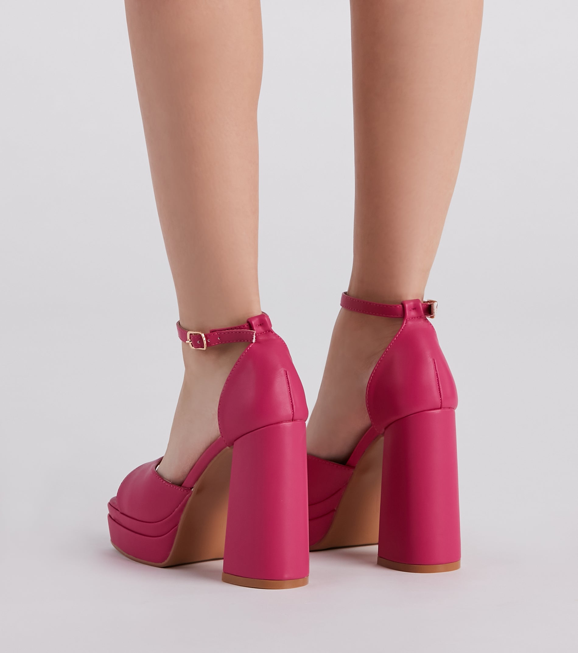 Major It Girl Chunky Platform Heels - Image 4