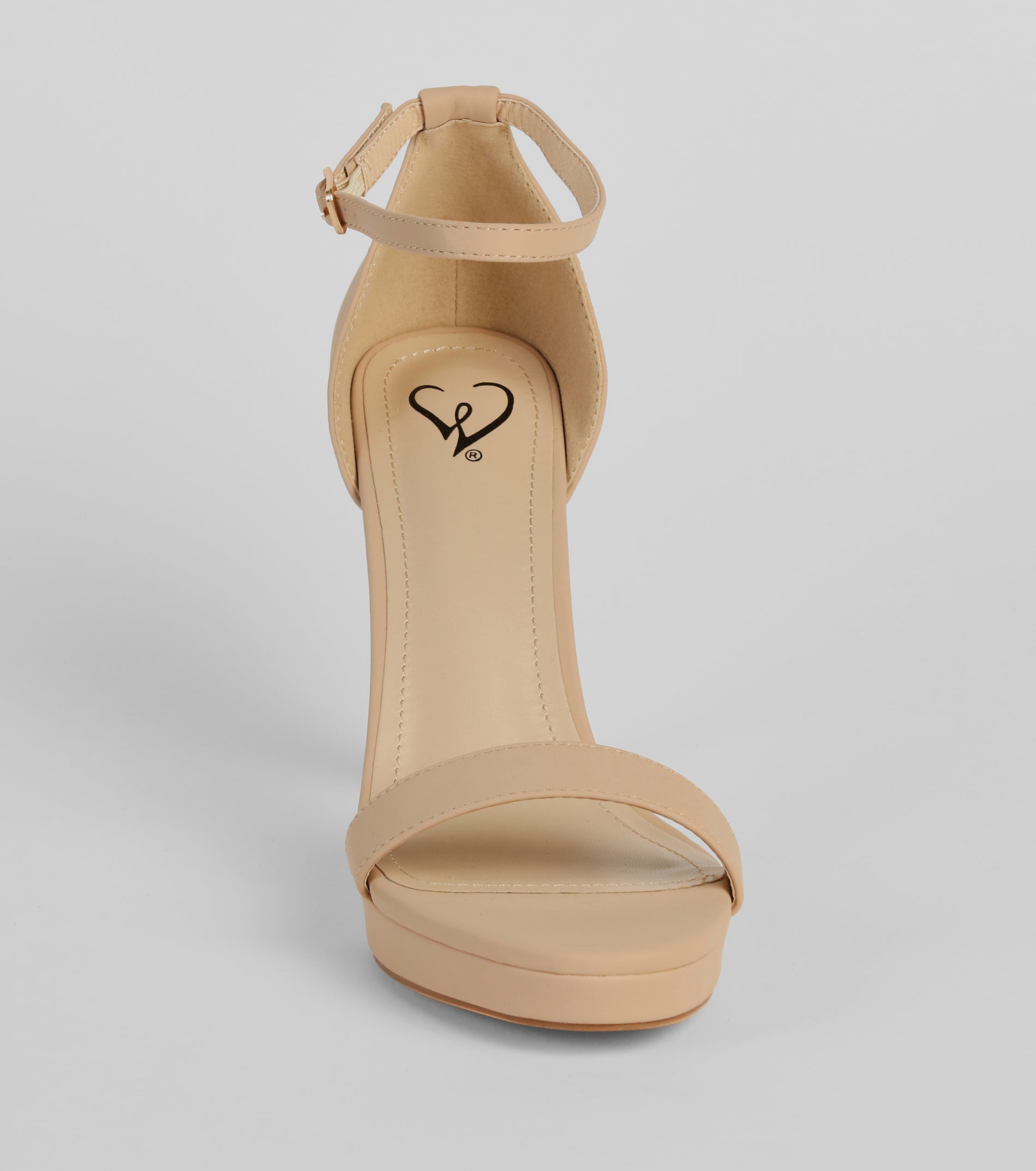 Flirty And Fun Nubuck Platform Stiletto Heels - Image 3