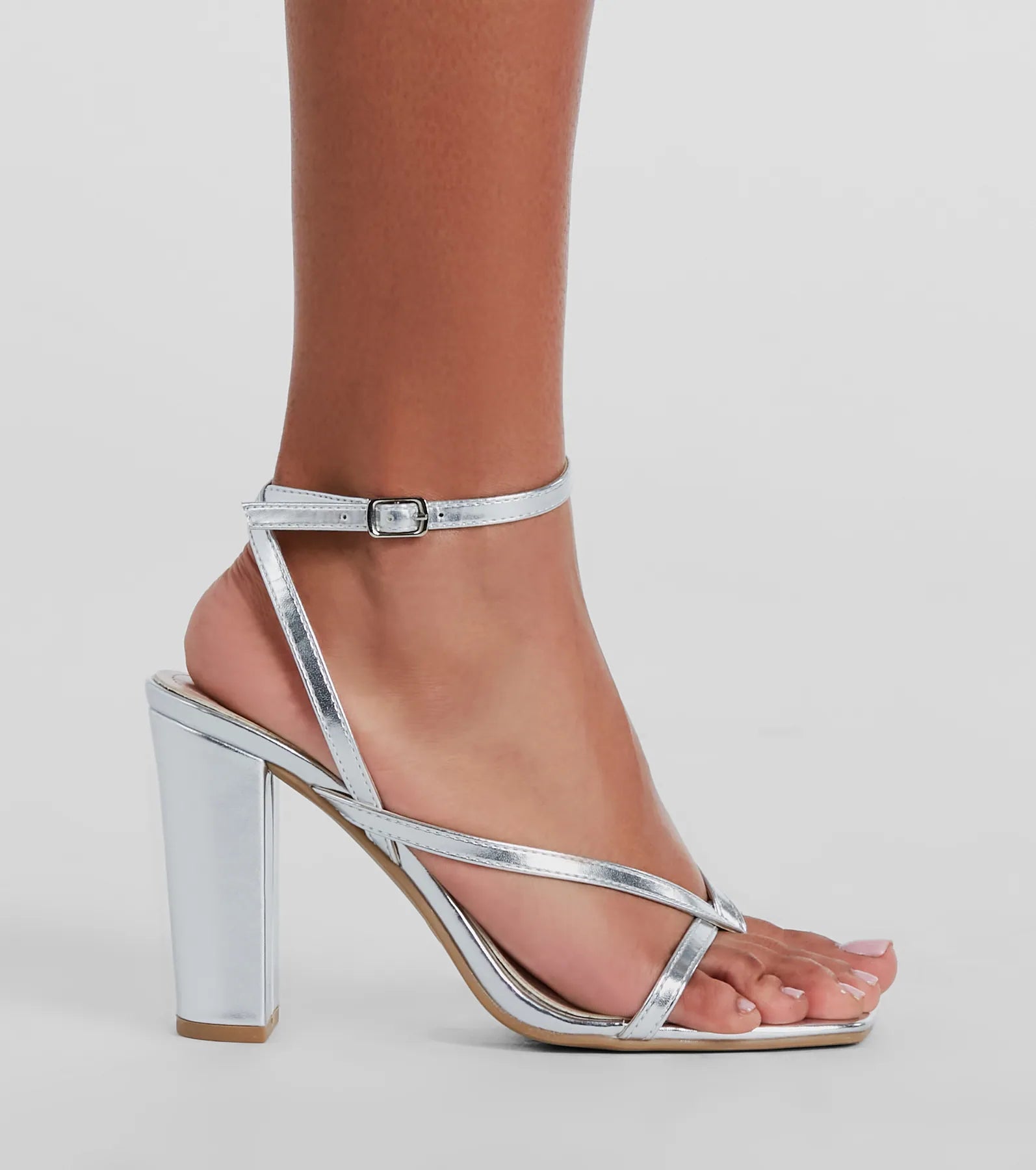 Keep It Eye-Catching Strappy Heels - Image 7