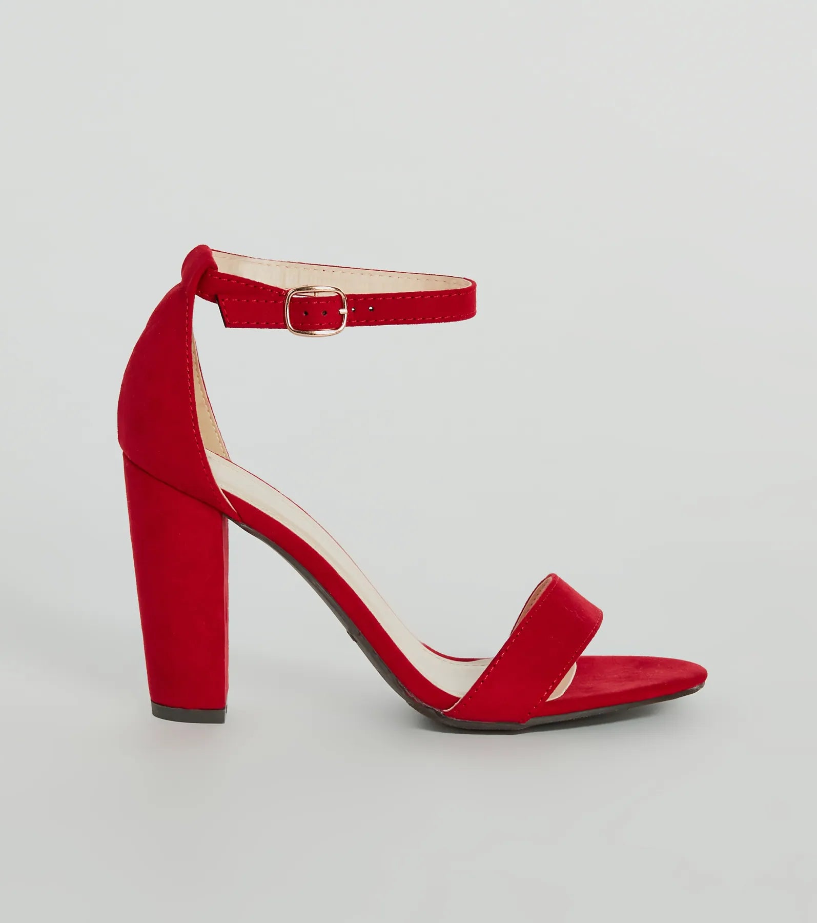 Day To Night Basic Micro Suede Block Heels - Image 2