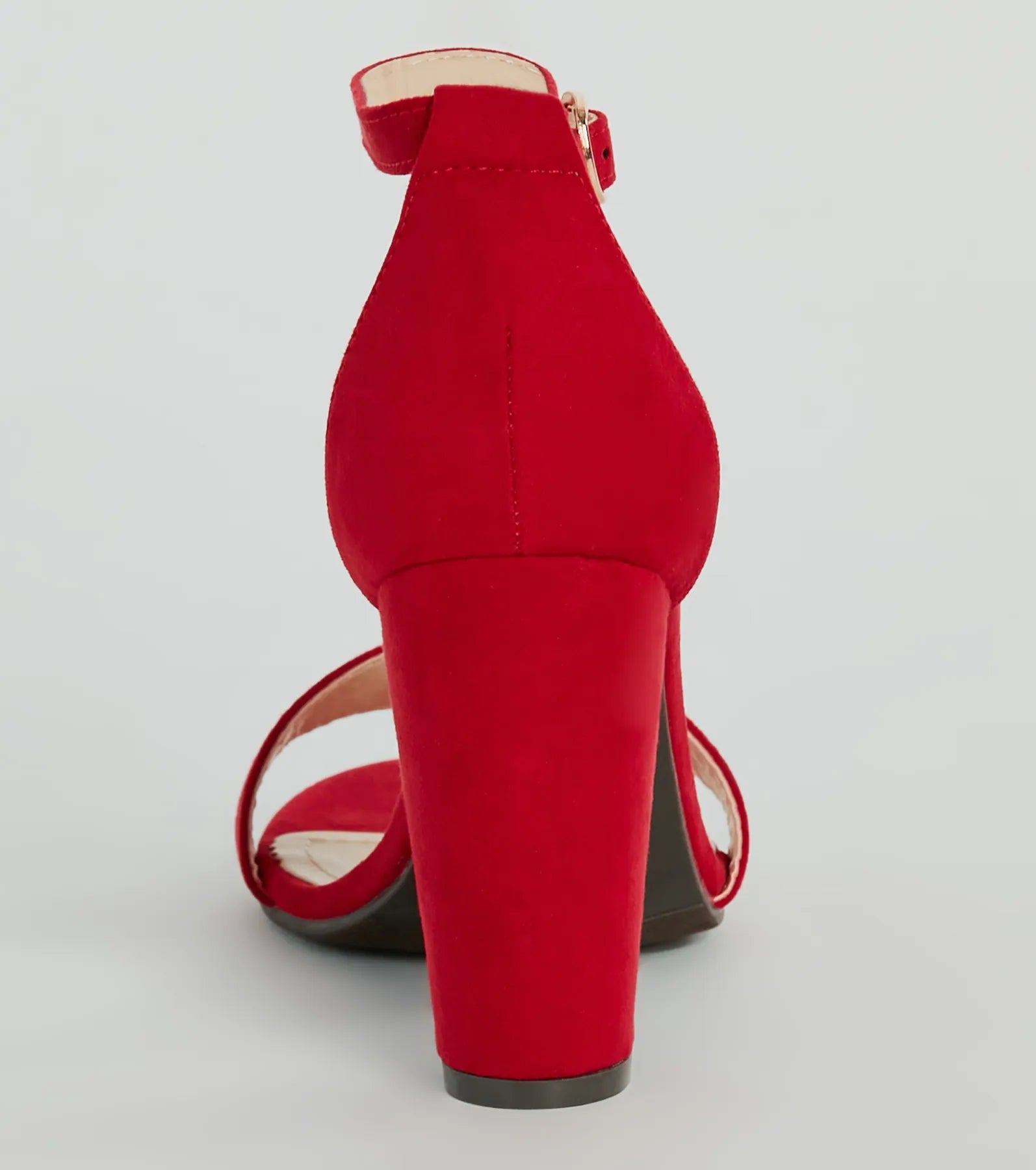 Day To Night Basic Micro Suede Block Heels - Image 4