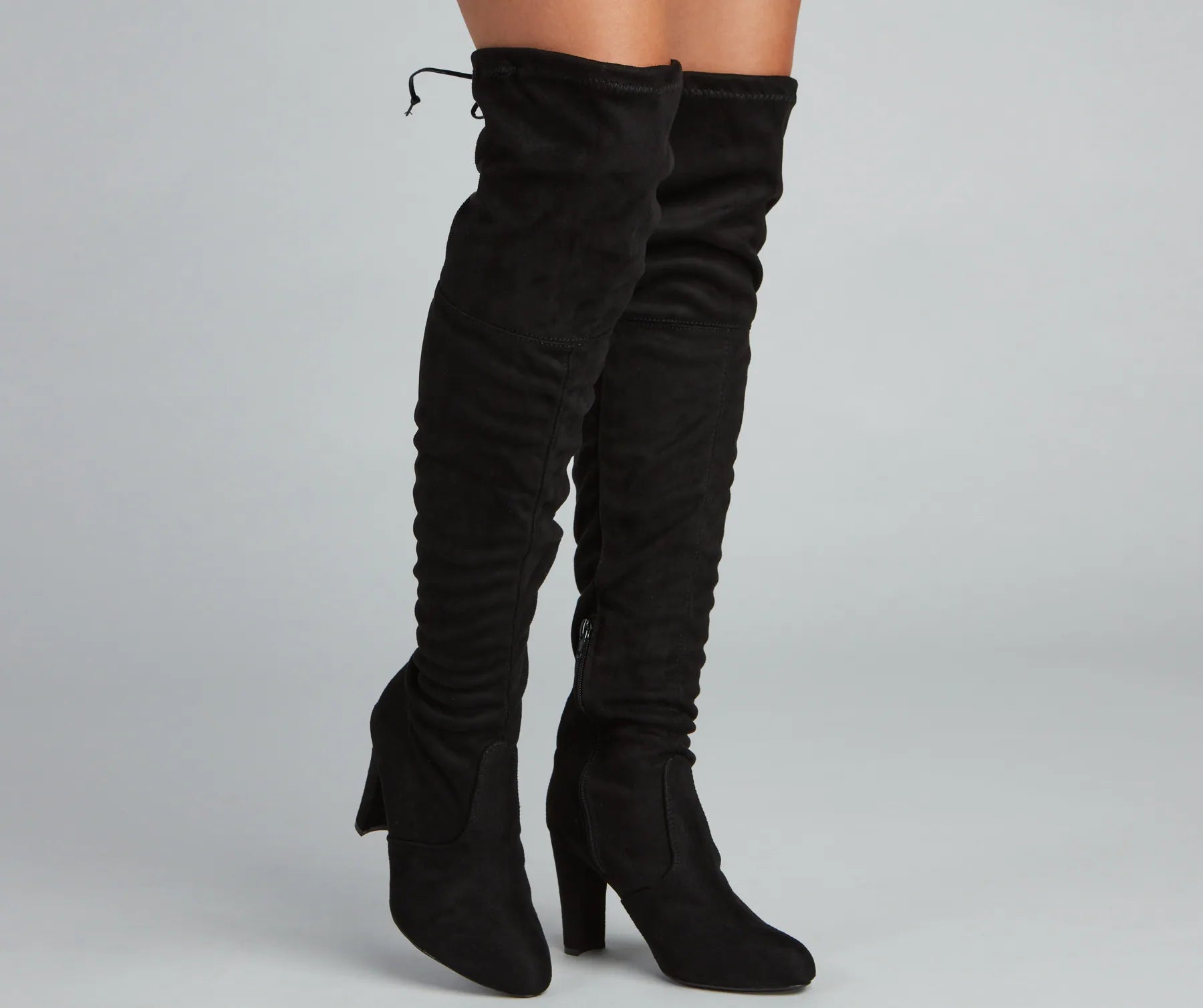 Long Story Short Faux Suede Boots - Image 2