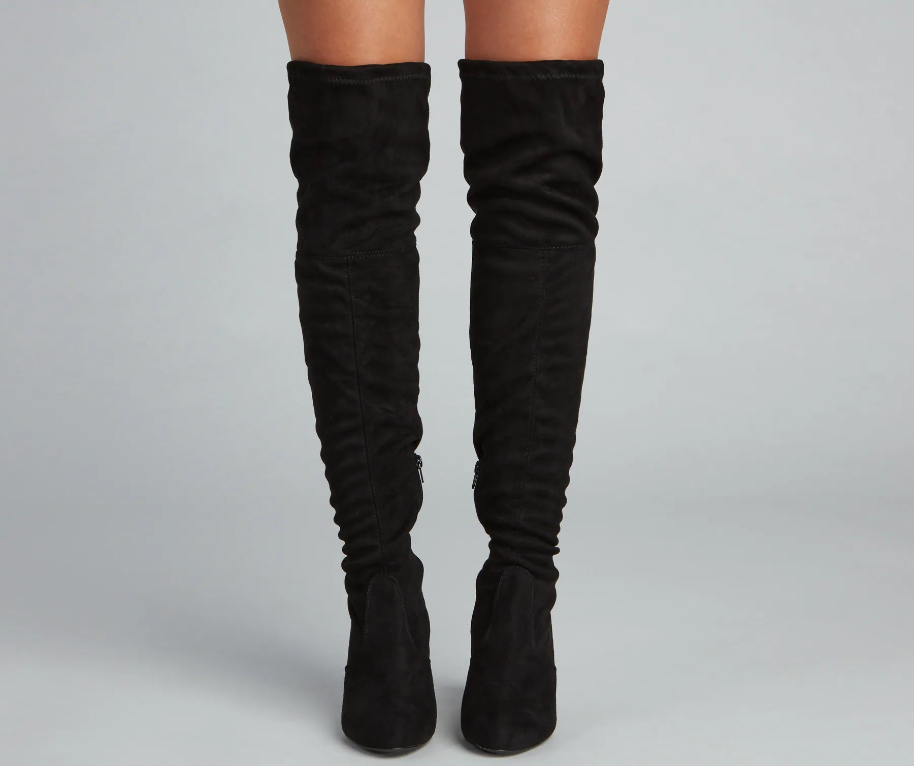 Long Story Short Faux Suede Boots - Image 3