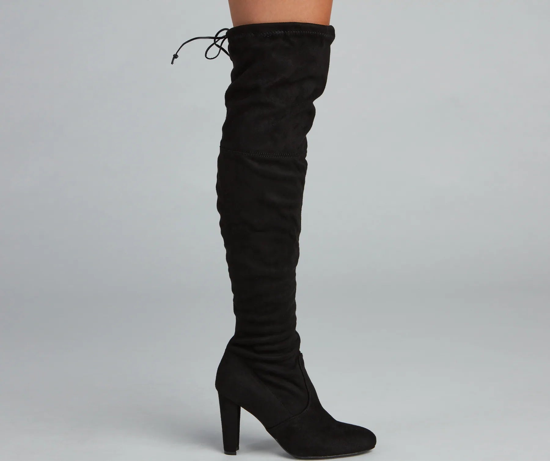 Long Story Short Faux Suede Boots - Image 4