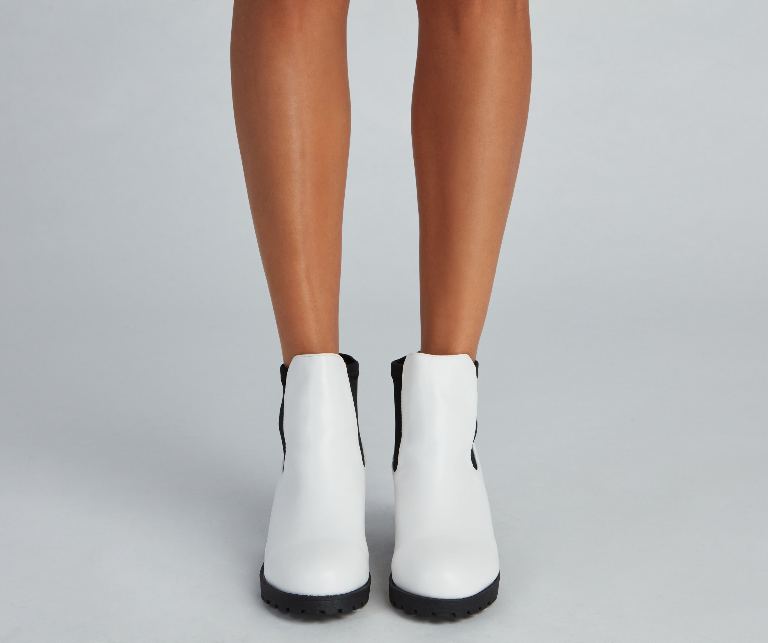Strut It Out Lug Sole Combat Boots - Image 7