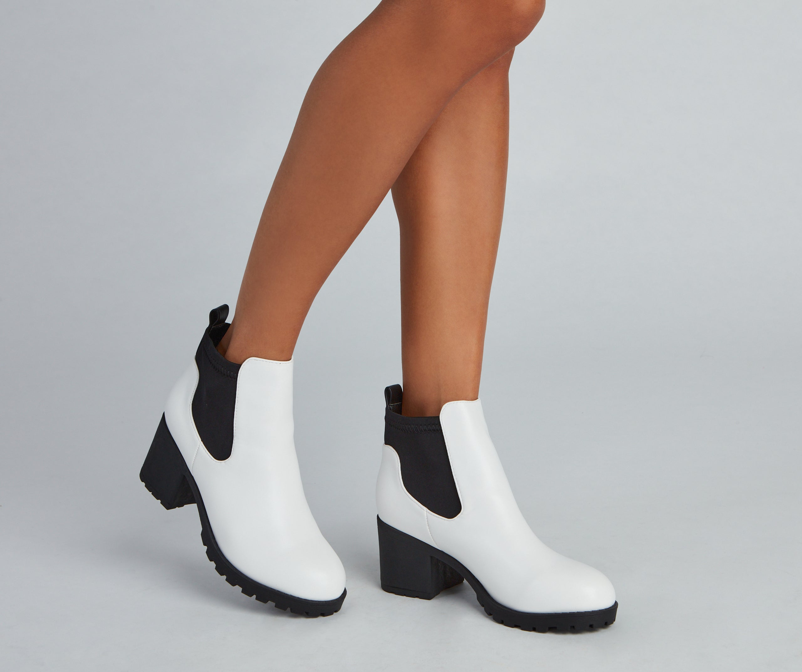 Strut It Out Lug Sole Combat Boots - Image 6