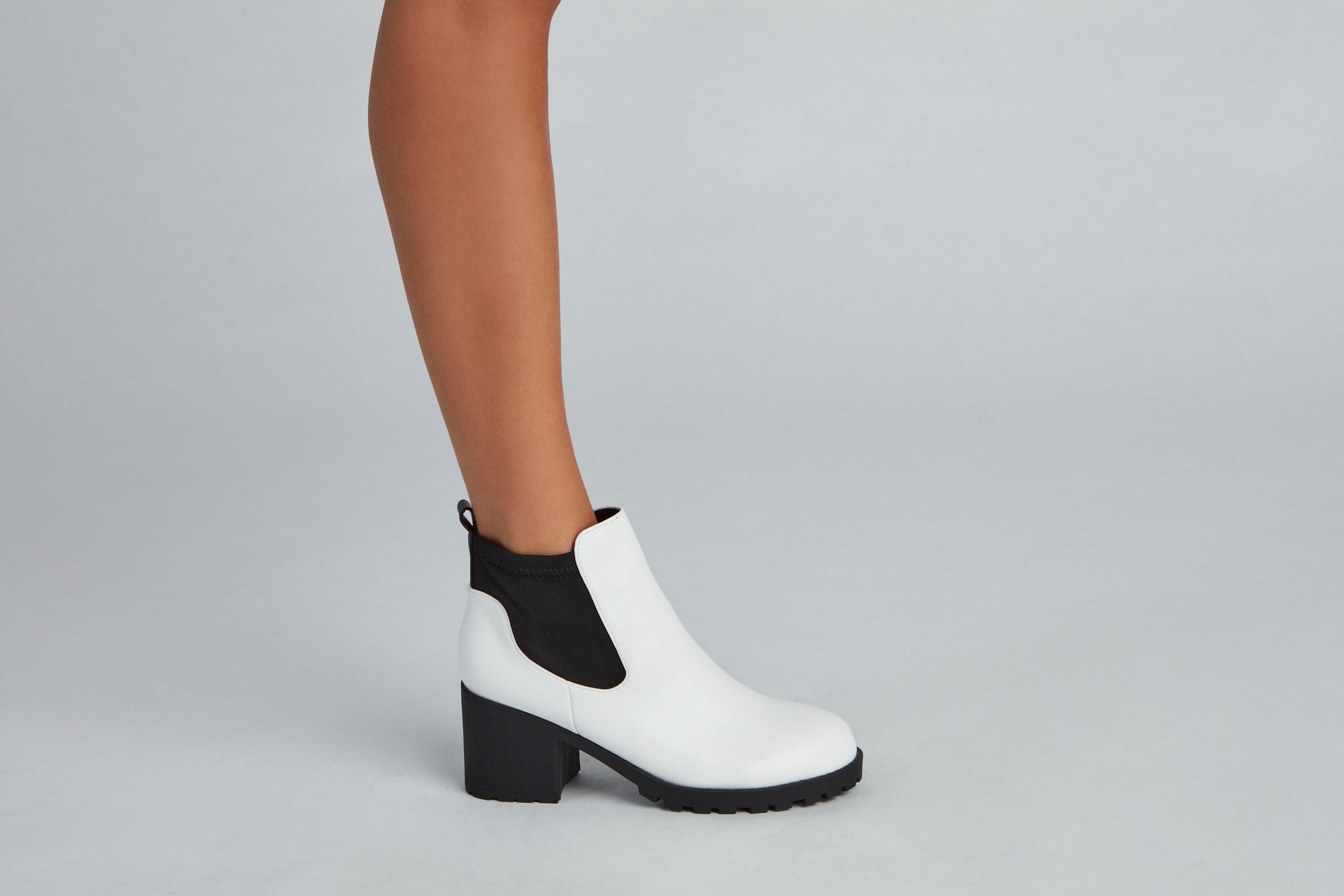 Strut It Out Lug Sole Combat Boots - Image 8