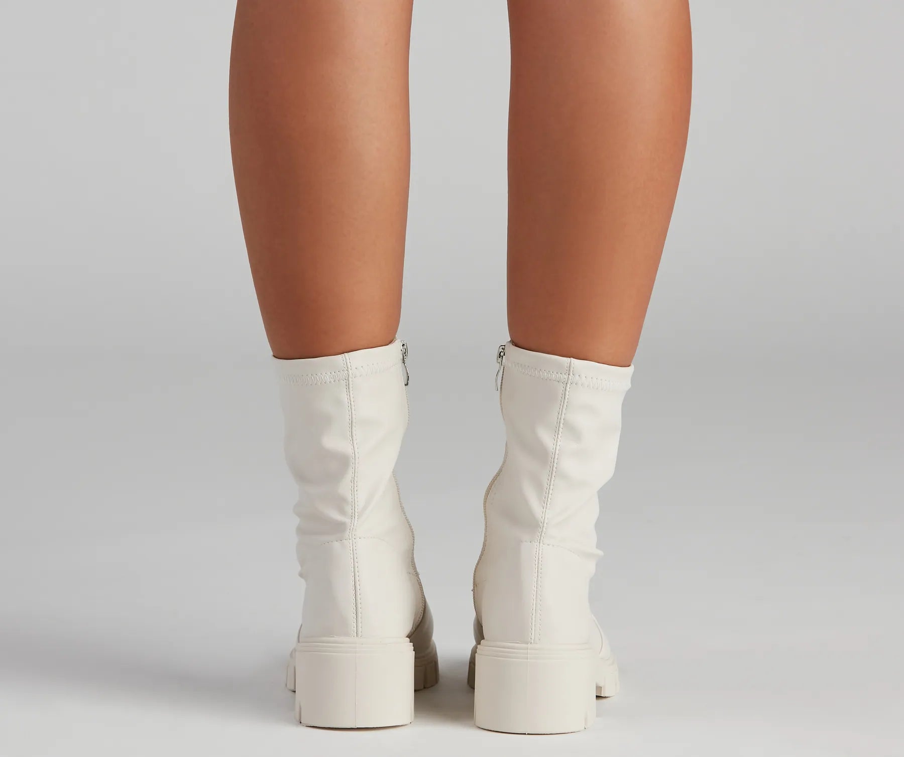 Edgy Kicks Fitted Lug Booties - Image 4