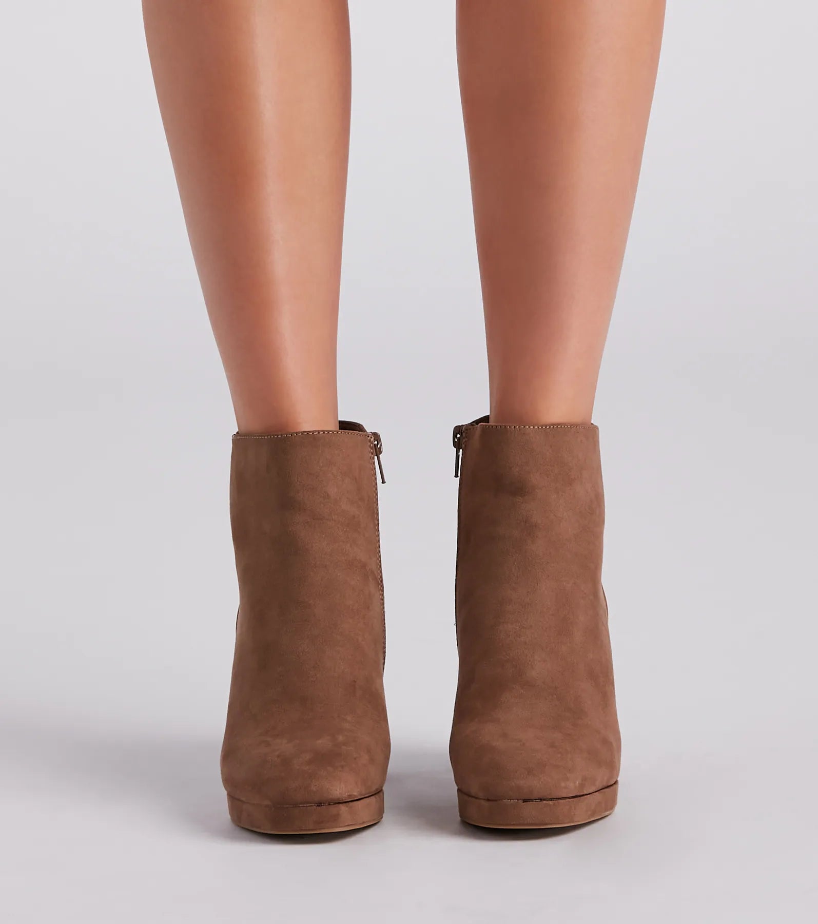 Autumn Perfection Faux Suede Booties - Image 2