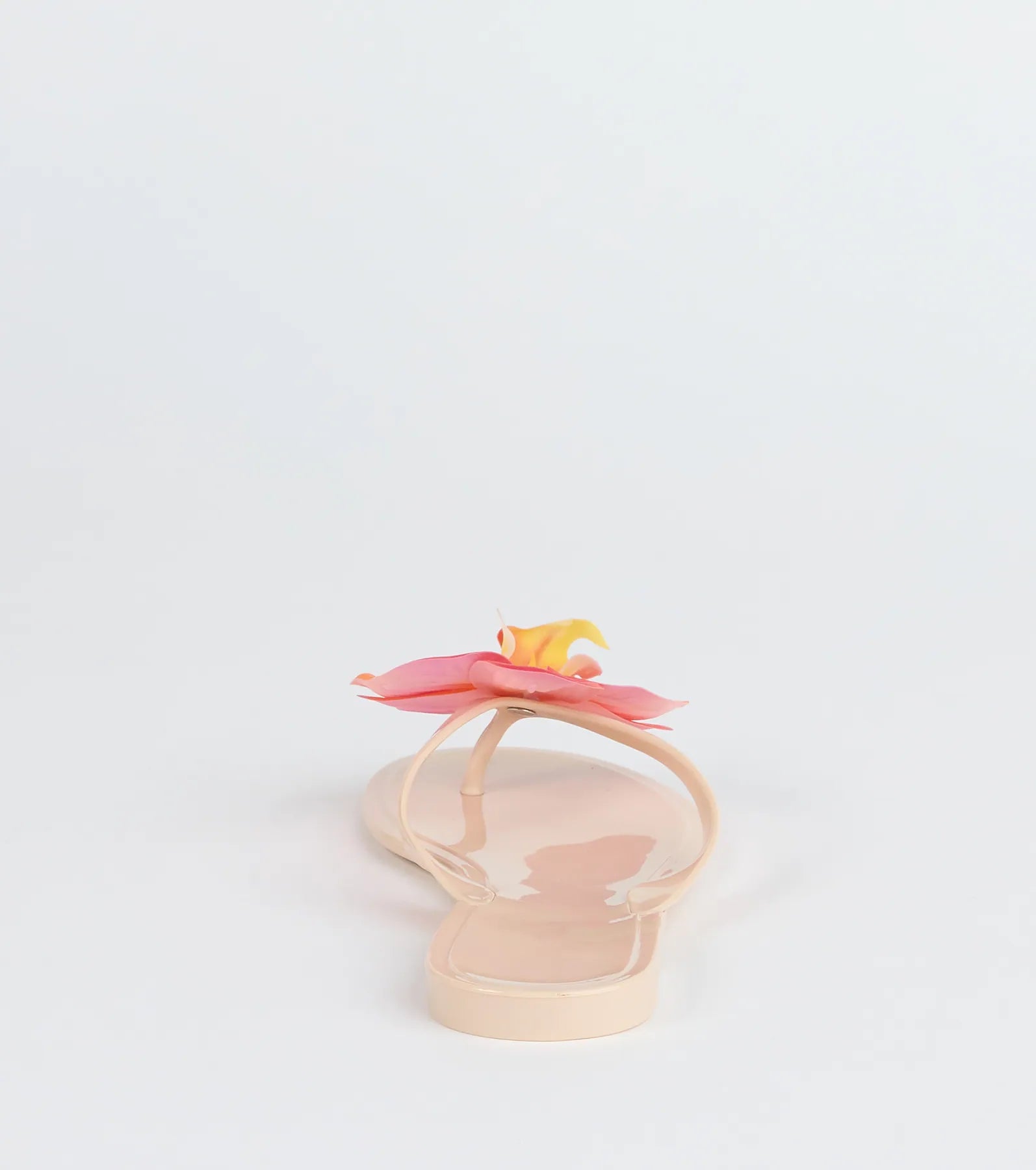 On Vacay Flower Strap Jelly Sandals - Image 8