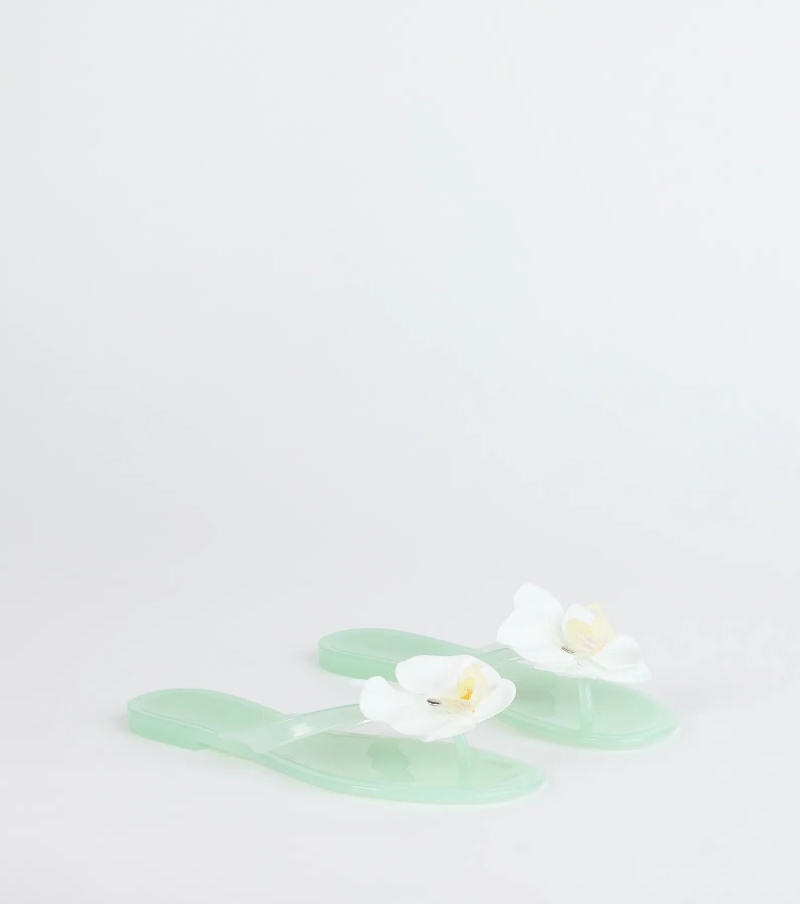 On Vacay Flower Strap Jelly Sandals