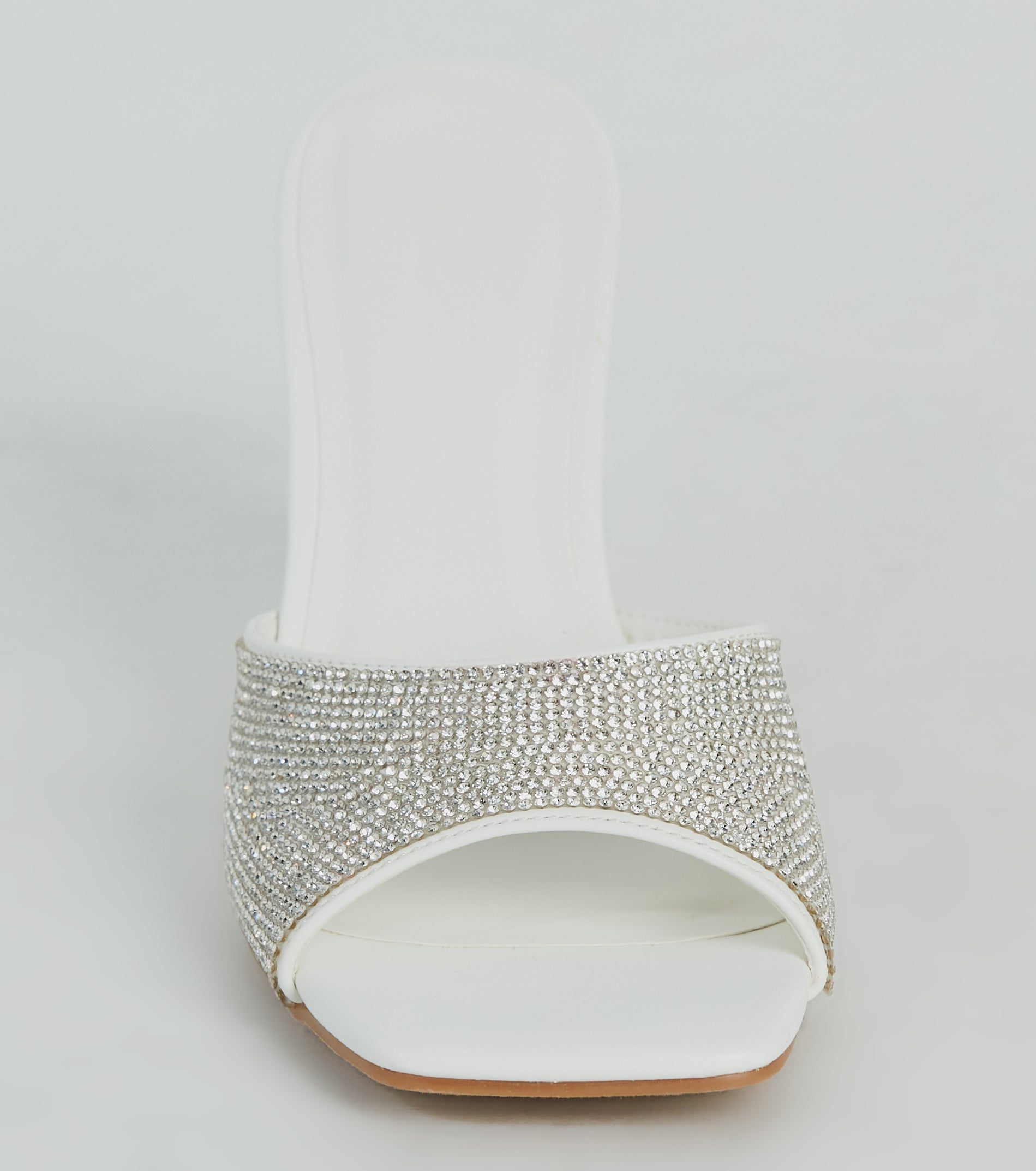All Star Glitz Rhinestone Square Toe Wedges - Image 7