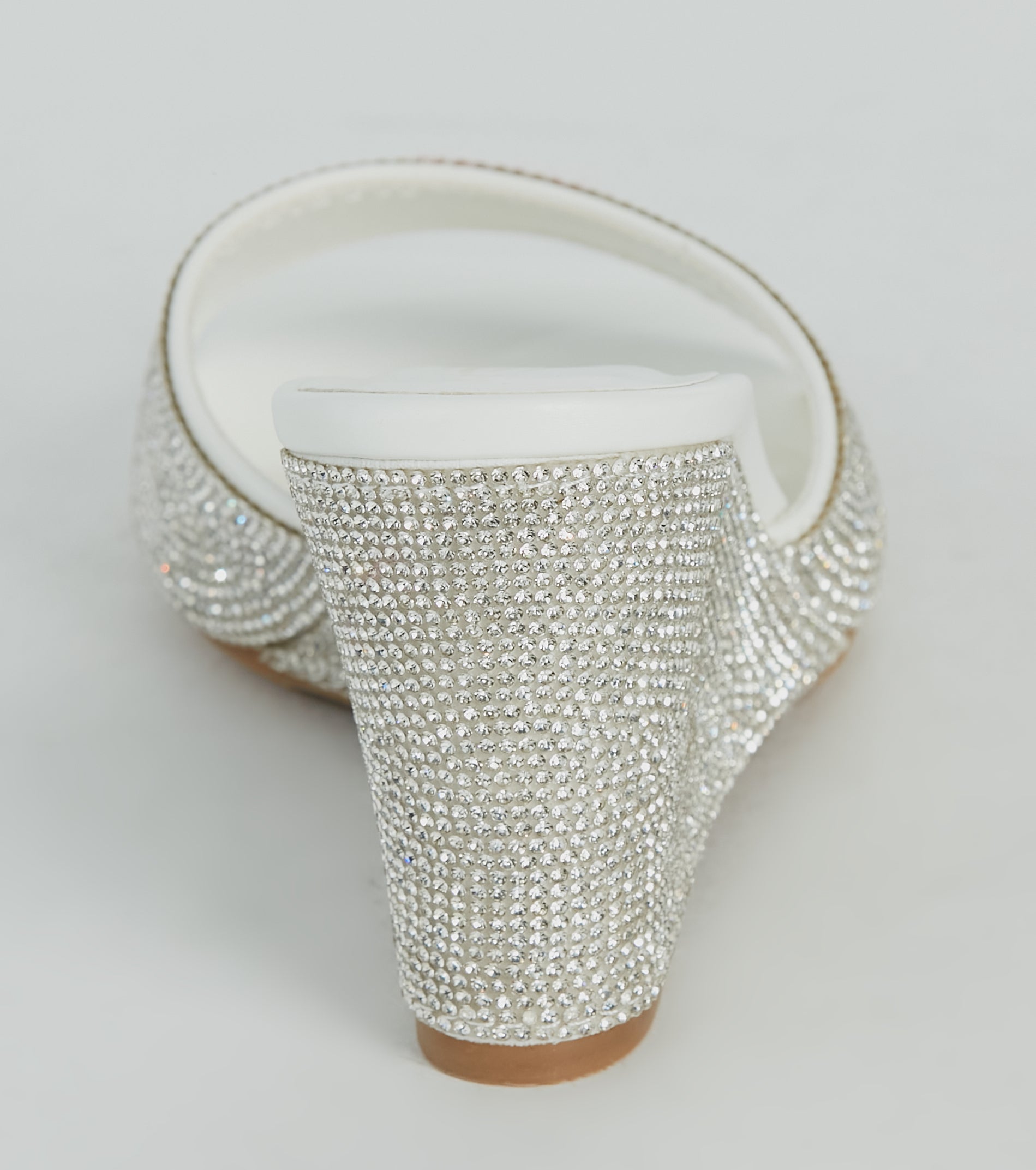 All Star Glitz Rhinestone Square Toe Wedges - Image 8