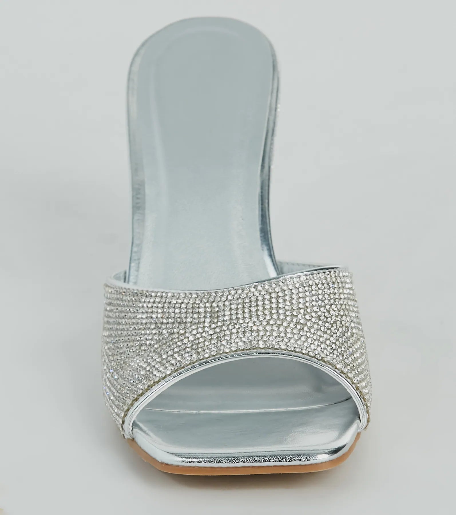 All Star Glitz Rhinestone Square Toe Wedges - Image 3