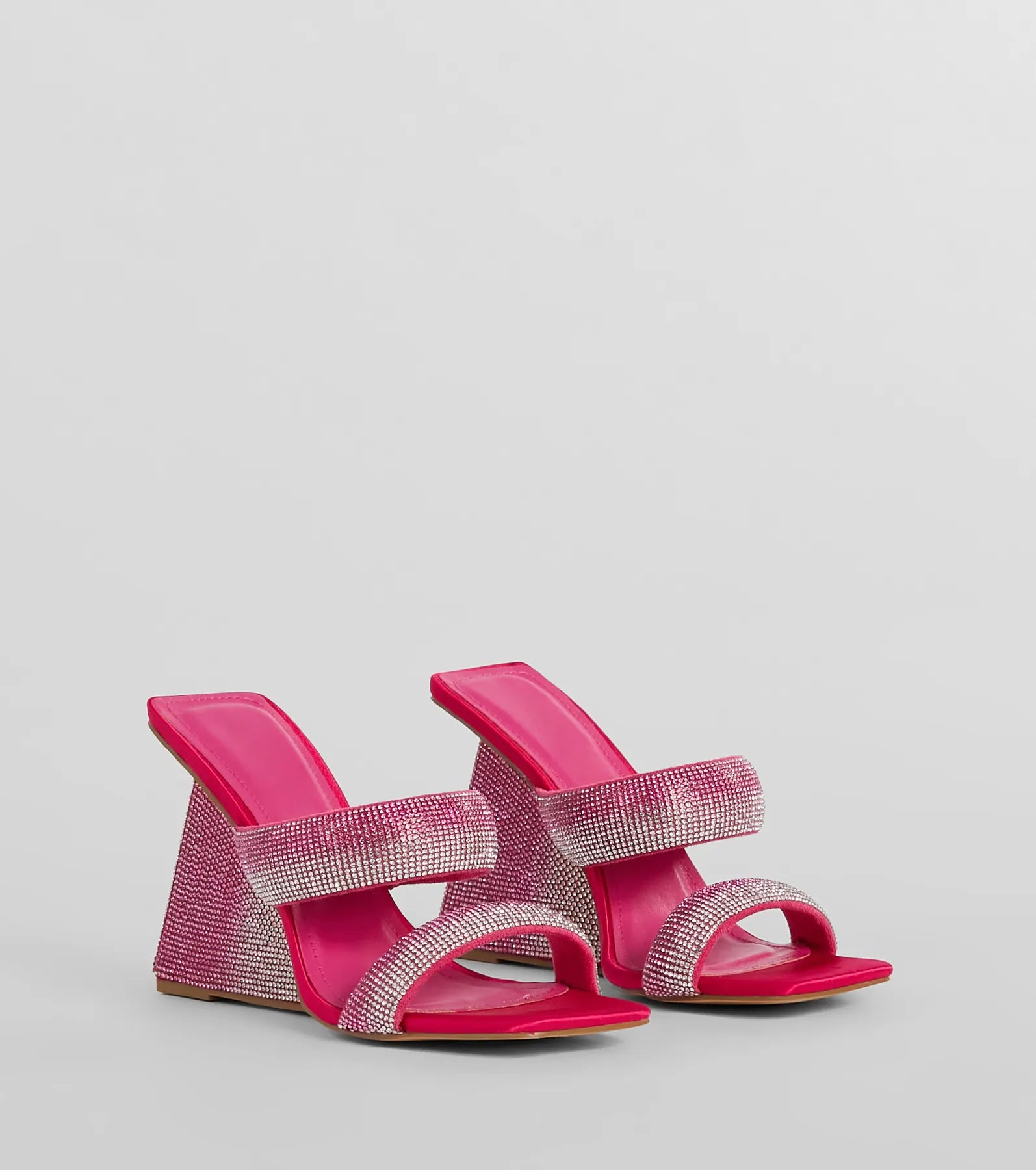 Shine In The Night Ombre Rhinestone Wedges - Image 5