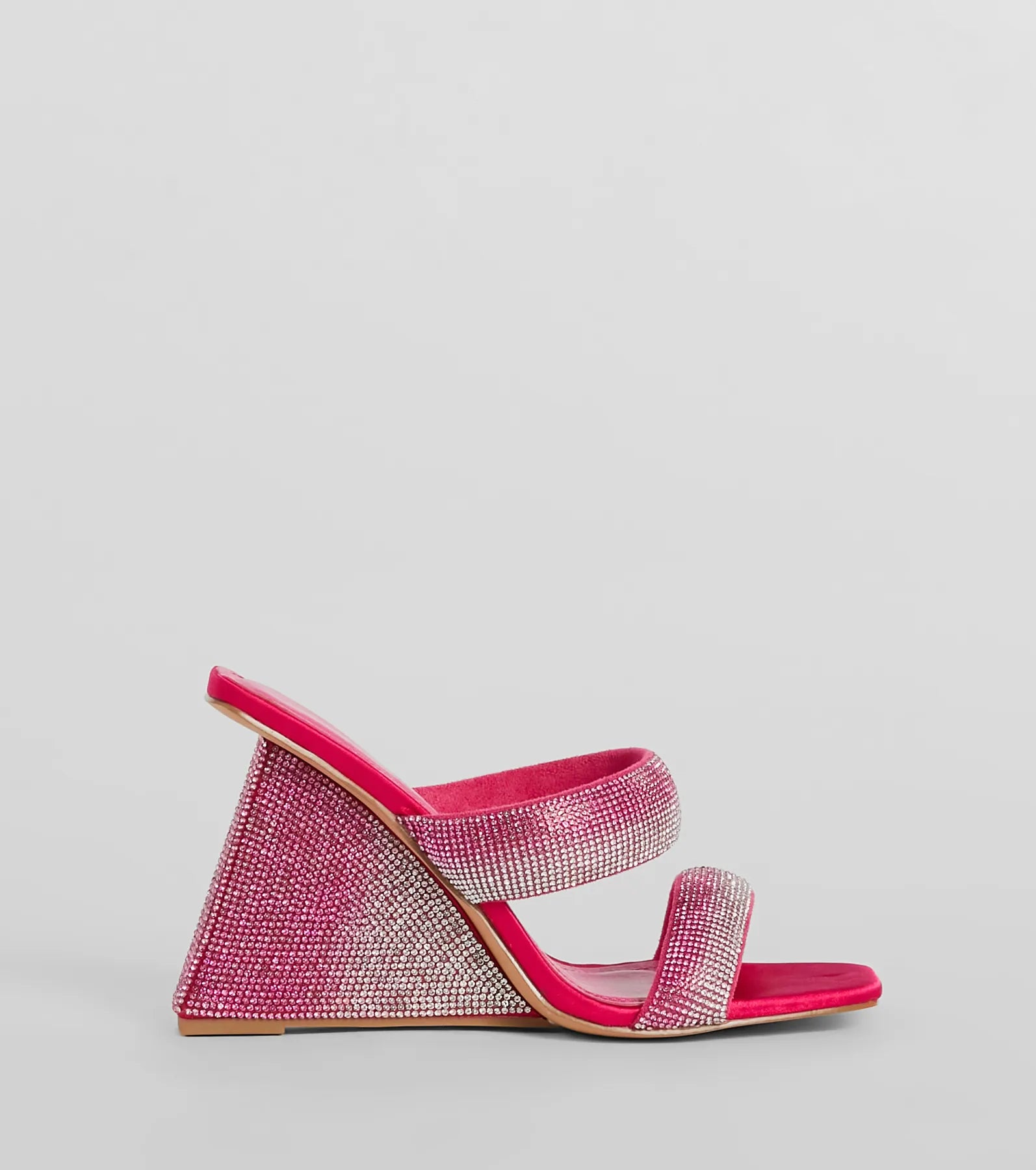 Shine In The Night Ombre Rhinestone Wedges - Image 6